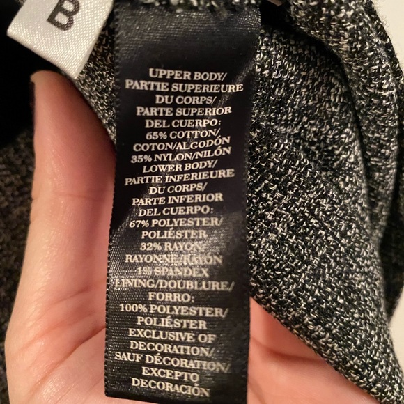 Peplum Tweed & Lace Style Shell - Picture 9 of 10